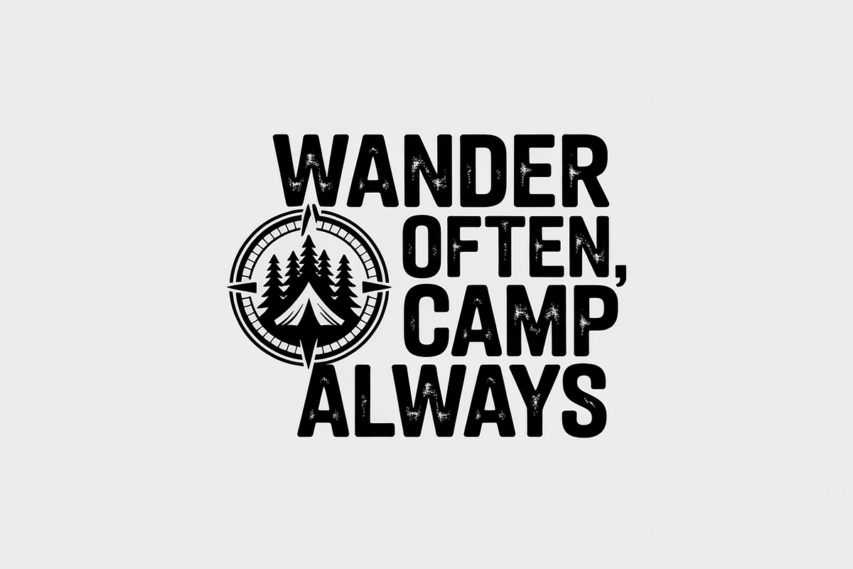 Camping T-Shirt Quote Bundle, an Illustration by jahid234 (Photo 7 of 8)