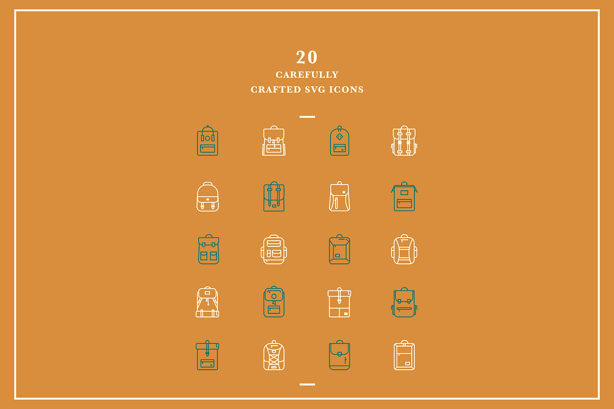 Backpack icons, an Icon by Somewan draws (Photo 4 of 5)