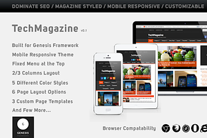 TechMagazine Genesis 2 Child Theme