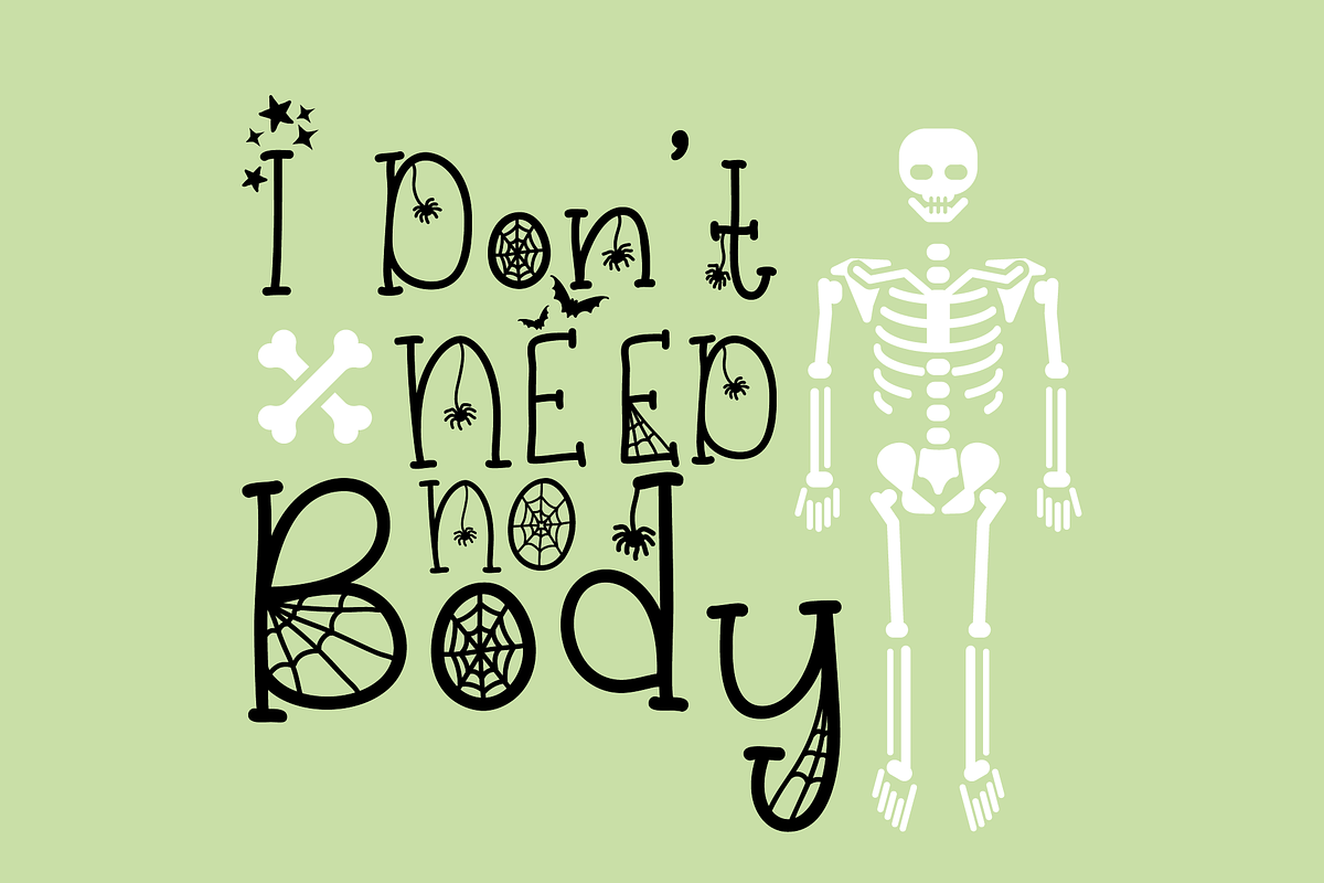 Spookerly Halloween Font, a Serif Font by Dancing with Ink (Photo 13 of 25)