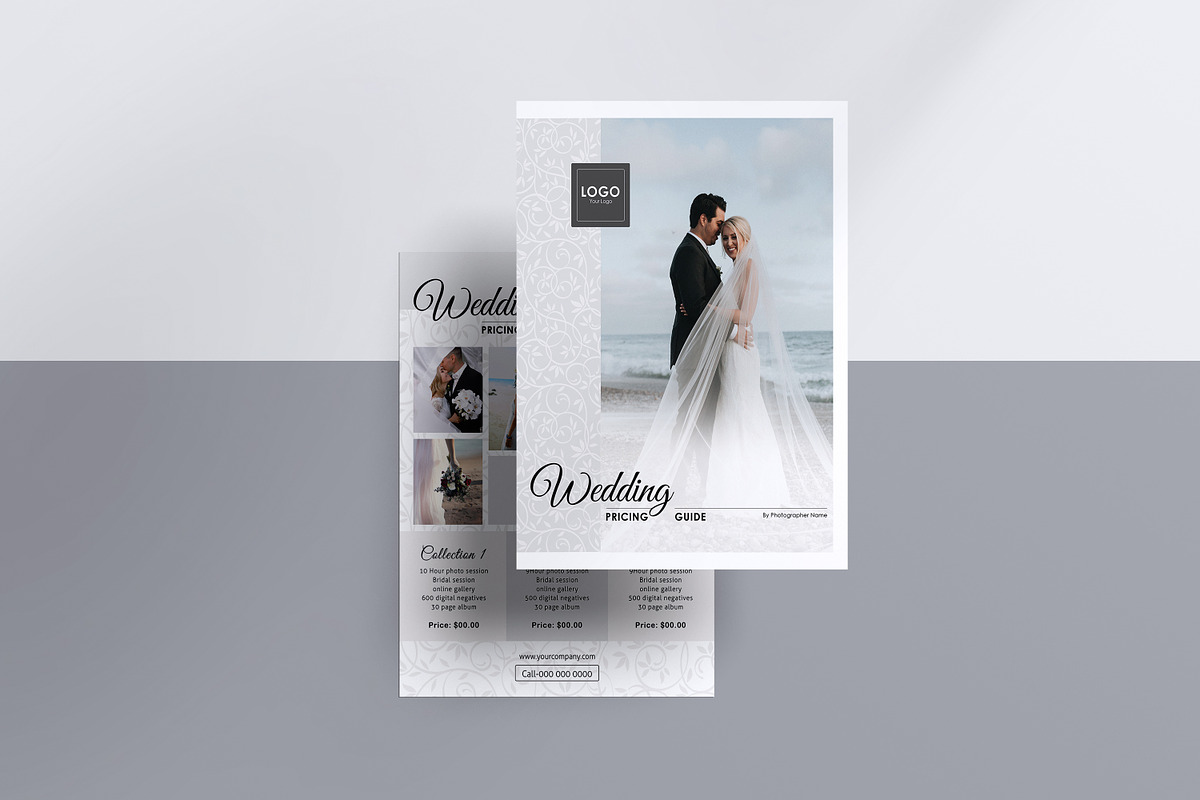 Wedding Price Guide Template, a Flyer Template by crazyOWL (Photo 3 of 4)