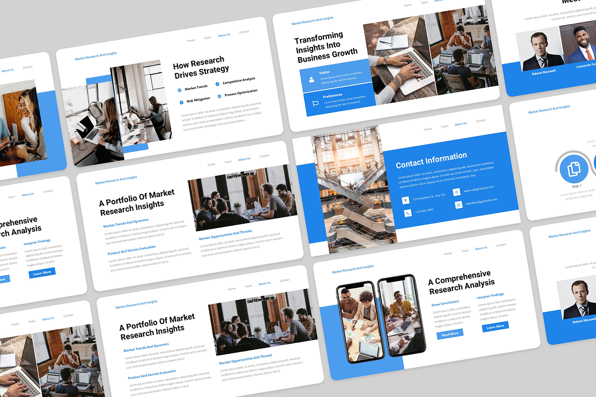 Market Research & Insights Keynote, a Presentation Template by Annora Studio (Photo 4 of 5)