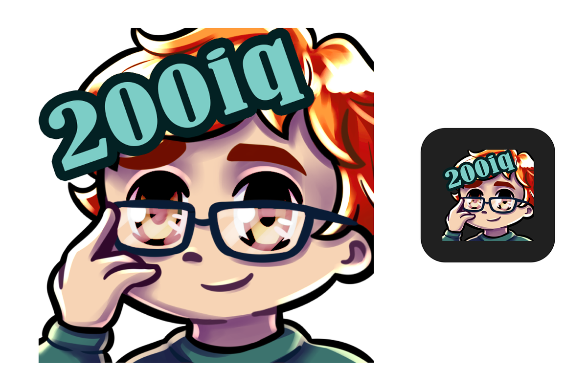 12 Red Hair Chibi Boy Twitch Emotes, an Illustration by Custom Fonts & Patterns (Photo 8 of 12)