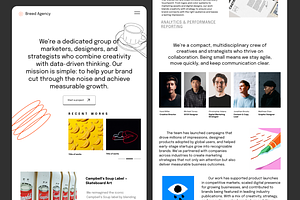 Agency Landing Page Figma Template, a Landing Page Template by BeadyLab