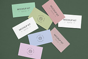 Business Cards Mockup Kit, a Product Mockup by Cuoco (Thumbnail 11 of 14)