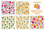 20 FRUITS PATTERNS, a Pattern Graphic by Nastya Tkachova (Thumbnail 4 of 6)