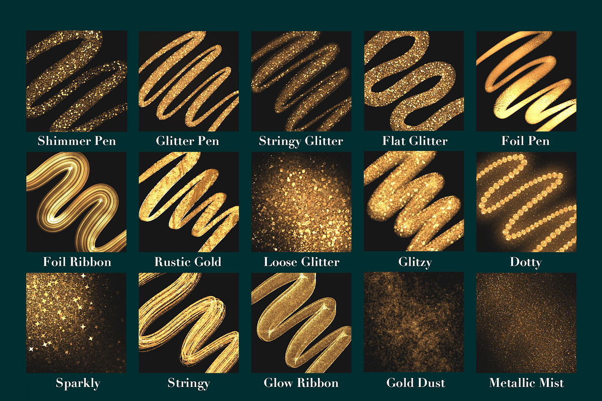 SPARKLY BRUSHES FOR PROCREATE, a Brush Add-On by seamless team (Photo 6 of 8)