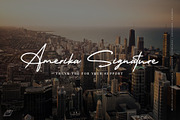 Amerika Signature, a Script Font by Scratch Design (Thumbnail 8 of 8)
