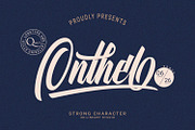 Onthel - Logotype brush font, a Script Font by Ridha-38.lineart (Thumbnail 1 of 12)