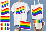 LGBT Pride Flags, Rainbow Flag, an Object Graphic by jelisua88 (Thumbnail 1 of 6)