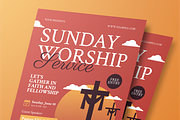 Sunday Church Flyer Set, a Flyer Template by Annora Studio (Thumbnail 6 of 6)