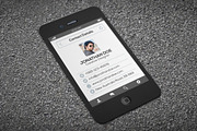 Phone Business Card, a Business Card Template by Orcshape Studio (Thumbnail 2 of 3)
