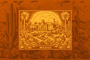 200 Mexican Culture Illustrations