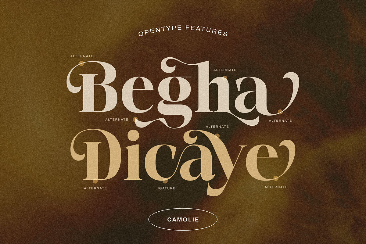Camolie - Elegant Serif Font, a Serif Font by Jimoji (Photo 6 of 7)
