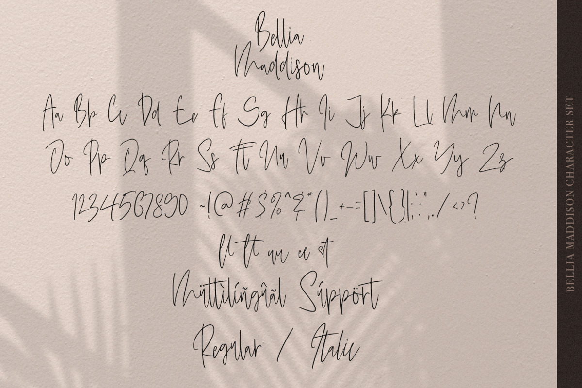 Bellia Maddison, a Script Font by Vava Aryanto (Photo 11 of 11)