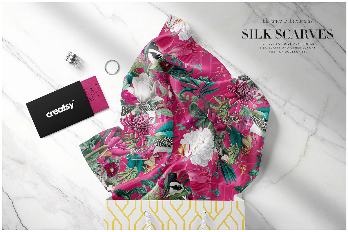 Tropical Glam, Luxury Tropical Print, a Pattern Graphic by TSTUDIO (Photo 8 of 12)