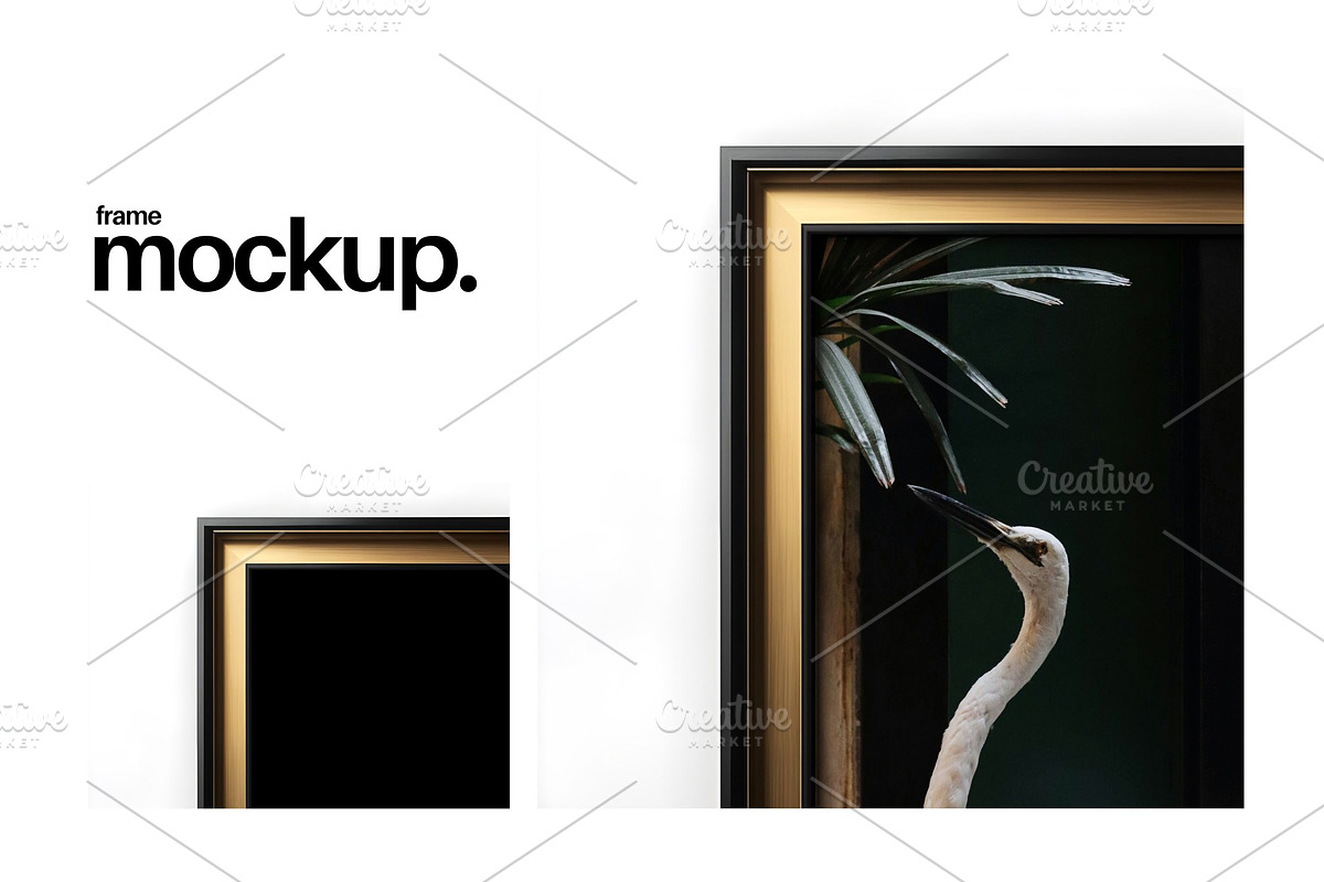 Frame Mockup #784, Black Portrait, a Print Template by Kzara Visual Concepts