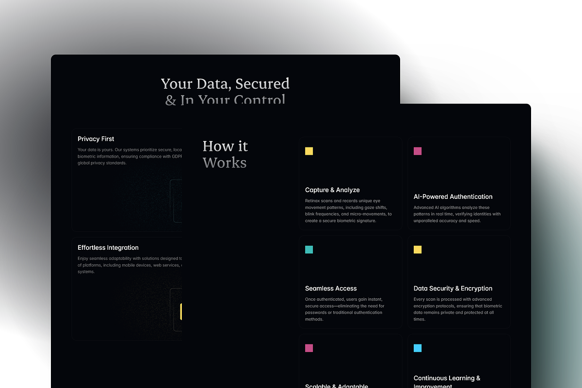 Retinax, a Landing Page Template by Kayode Sasona (Photo 3 of 3)