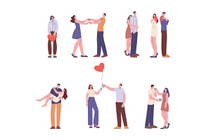 Love and parting couples. Broken, an Illustration by Valerie Bodnar