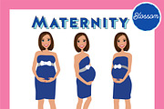 Maternity Pregnant Portrait Creator, a Person Illustration by Lauren Lesley Studio (Thumbnail 9 of 45)