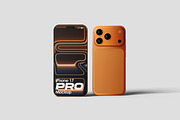 iPhone 17 Pro Mockup, an iPhone Mockup by scribrostudio (Thumbnail 5 of 13)