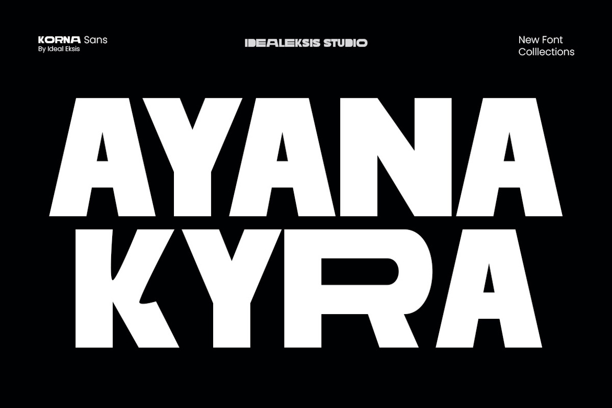 Korna, a Sans Serif Font by Ideal Eksis (Photo 4 of 18)