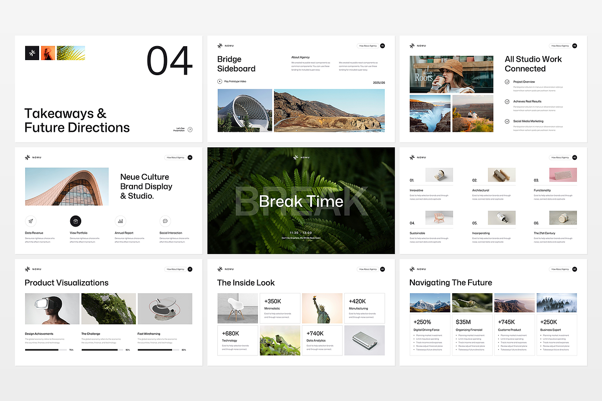 Nomu Presentation Template Design, a Presentation Template by Rocketstill (Photo 7 of 8)