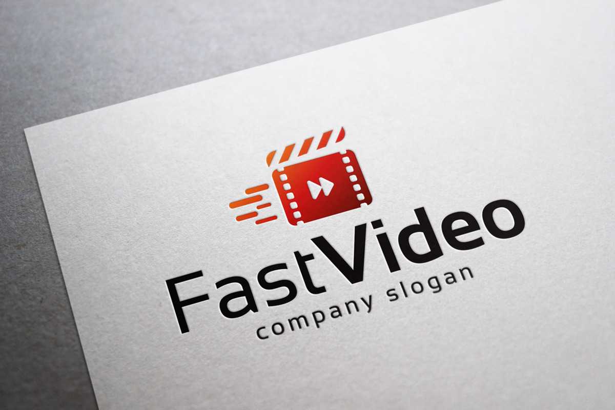Fast Video Logo, a Branding & Logo Template by EmilGuseinov (Photo 1 of 2)