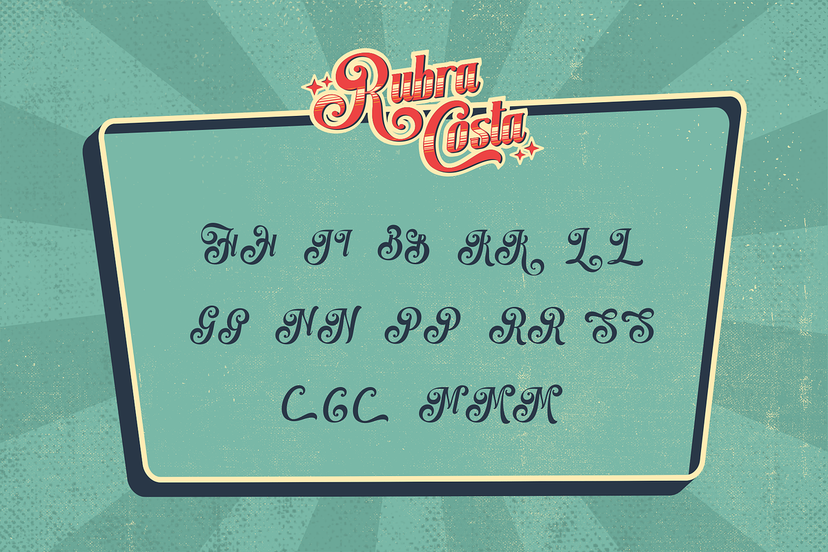 Rubra Costa, a Script Font by ilhamtaro (Photo 11 of 12)