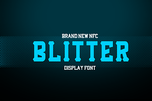 NFC BLITTER DISPLAY FONT