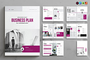 Business Plan Template, a Brochure Template by NorthPeak (Thumbnail 1 of 9)
