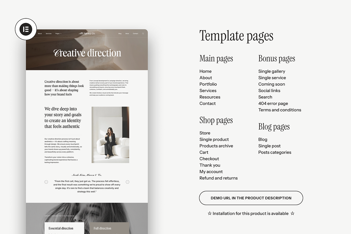 Ari Wordpress Template preview 4