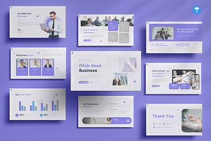 Pitch Deck Business Keynote, a Presentation Template by Pixslides