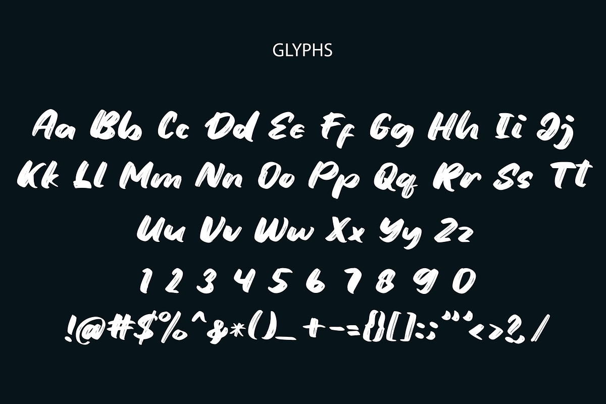 Happy Days Brush Display Font, a Font by Formatika Studio (Photo 2 of 6)