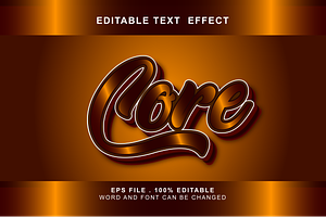 Core Text Effect Editable