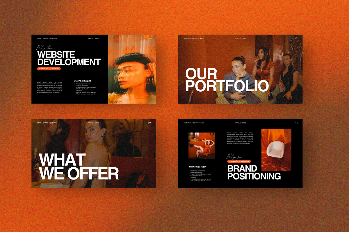 Black & Orange Service Guide, a Marketing Template by My Template Studio (Photo 8 of 16)