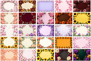 3D Flowers Border Background, a Background Graphic by Forhadx5 (Thumbnail 5 of 9)