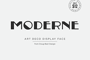 Moderne, a Sans Serif Font by Doug Best Foundry (Thumbnail 1 of 3)
