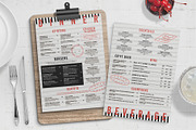 Menu Template, a Flyer Template by BrandPacks (Thumbnail 1 of 6)