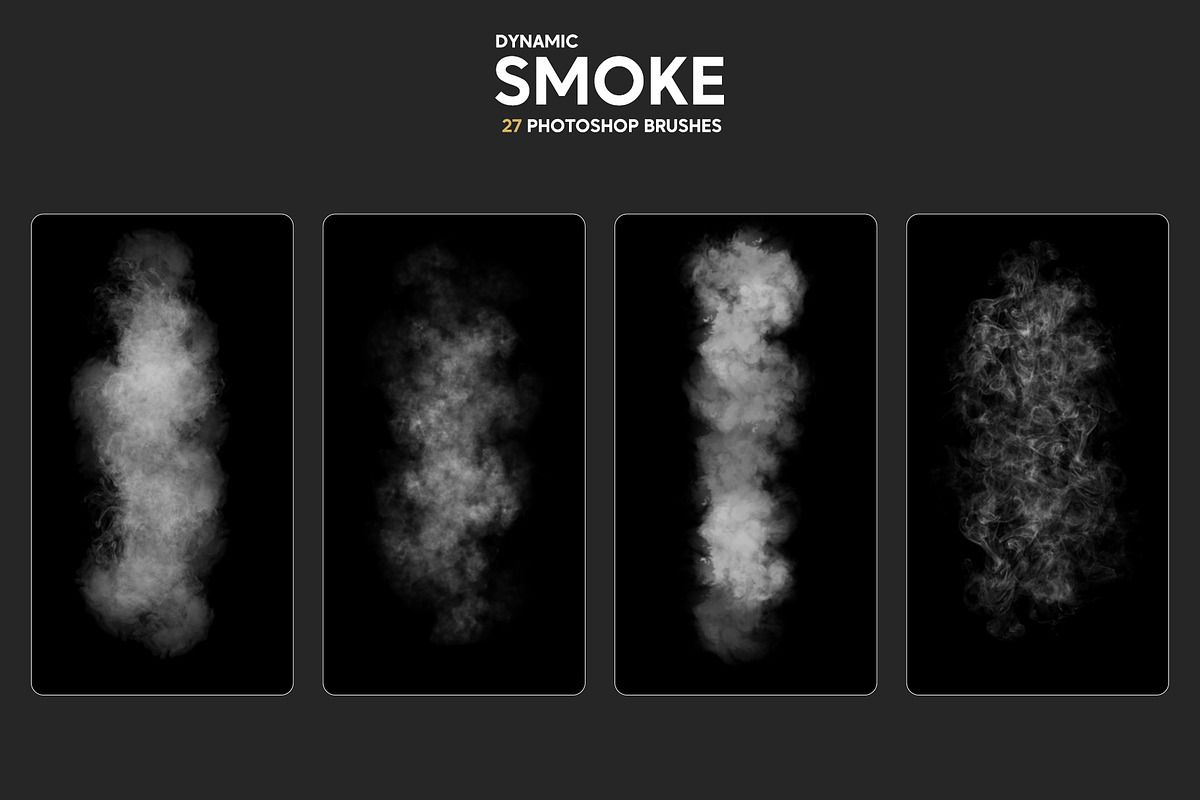 Smoke Photoshop Brushes, a Brush Add-On by Mohamed Saber (Photo 2 of 6)