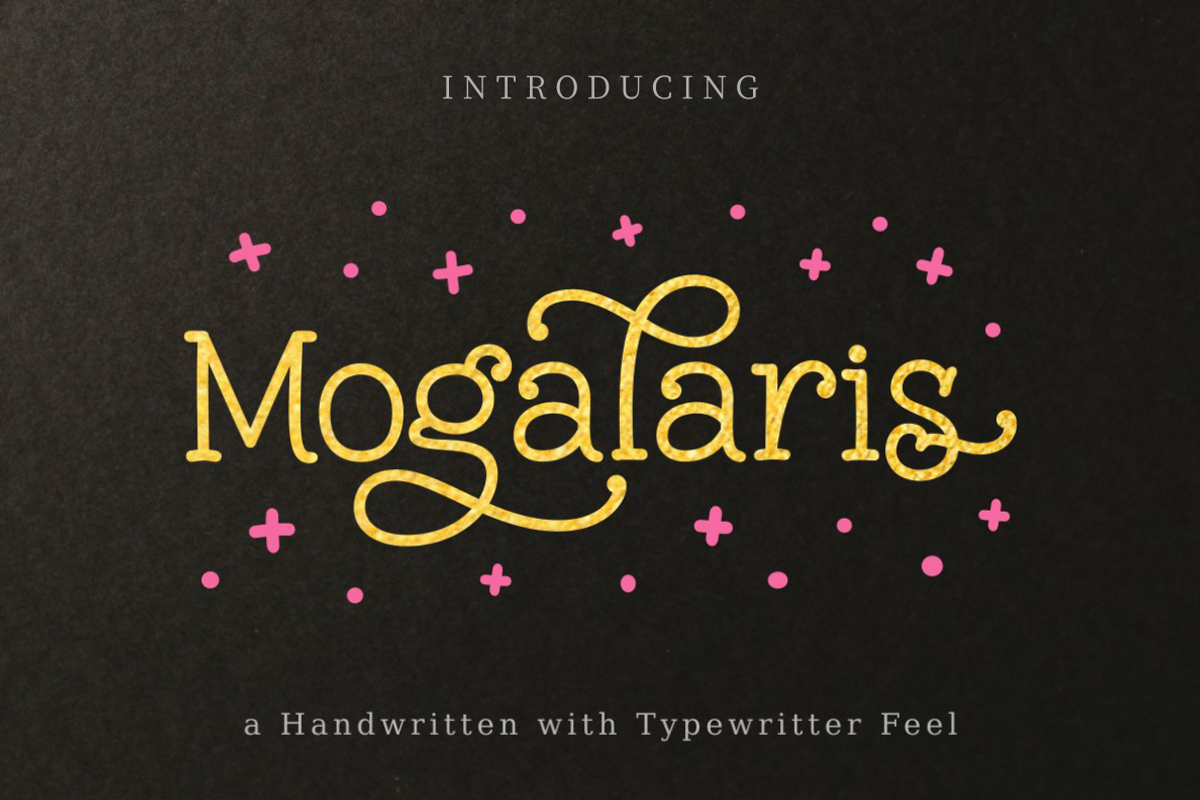 Mogalaris | Handwritten Font, a Slab Serif Font by Ghuroba Studio (Photo 1 of 10)
