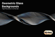 3D Geometric Glass Background Shapes, a Graphic by LarysaZabrotskaya (Thumbnail 3 of 11)