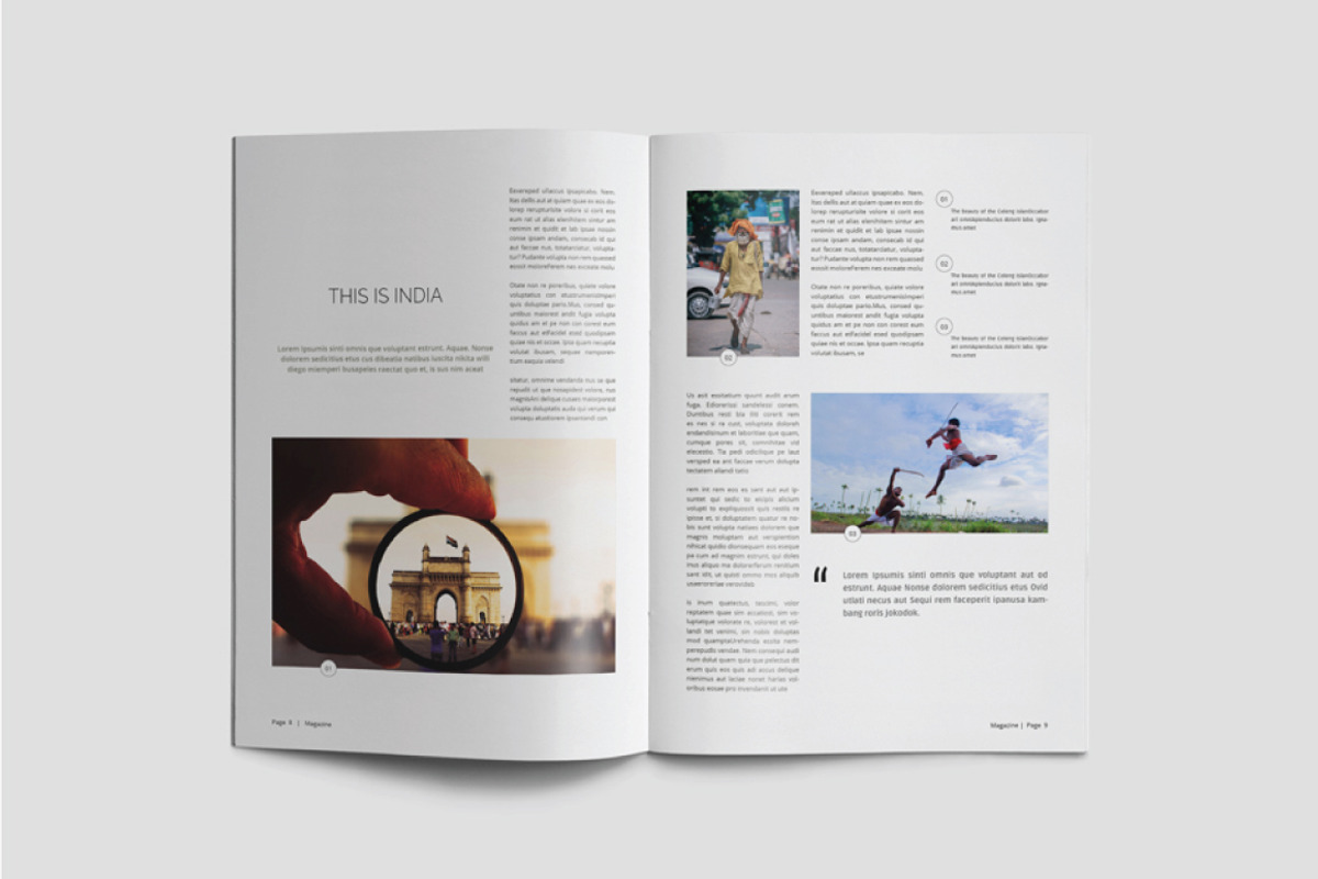 A5 Magazine Template, a Magazine Template by Alhaytar