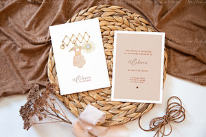 Double Boho 5x7 Card Mockup