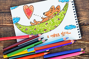 COLOUR PENCIL BOX Photoshop Styles