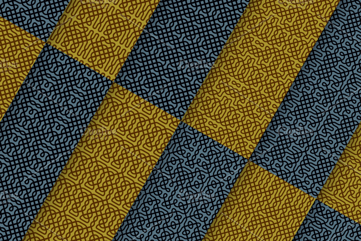 Celtic Patterns Set, a Pattern Graphic by Alex Serada (Photo 4 of 5)