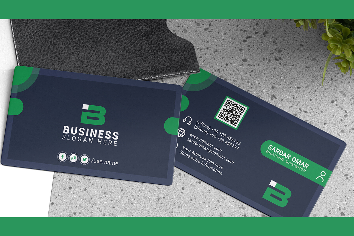 Dark Rounded Business Card In Dark, a Business Card Template by infobrother.com (Photo 5 of 5)