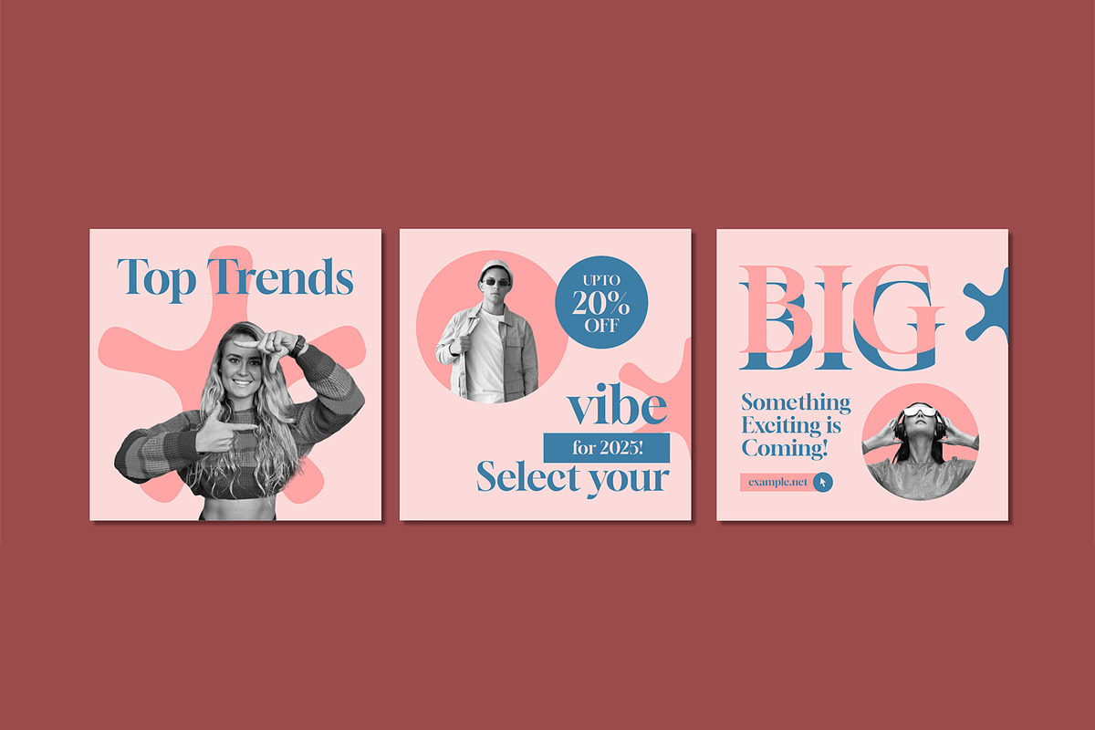 New Year 2027 Sale Social Media Post, a Social Media Template by ContestDesign (Photo 3 of 3)