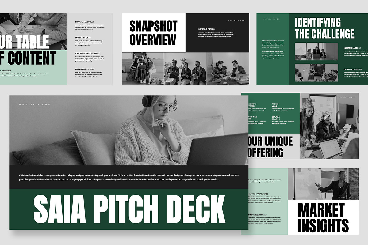 Saia : Project Pitch Powerpoint
