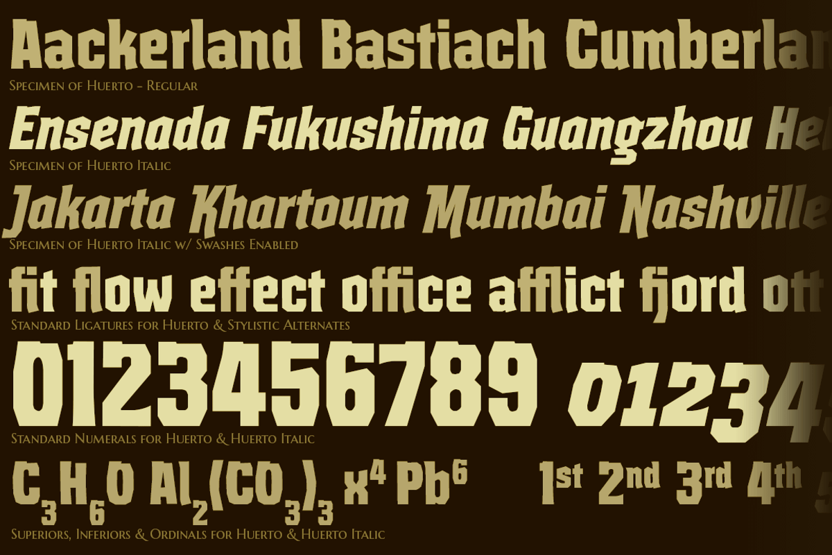 Huerto Family, a Sans Serif Font by Stiggy & Sands (Photo 4 of 6)